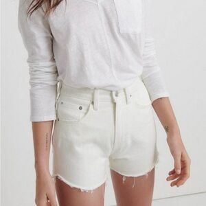 Lucky Brand White Denim Jean Shorts